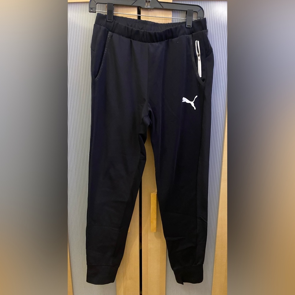Puma black joggers pants Size small